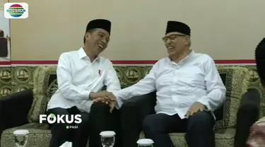 Joko Widodo temui Quraish Shihab di Pesantren Bayt Alquran bahas Islam moderat.