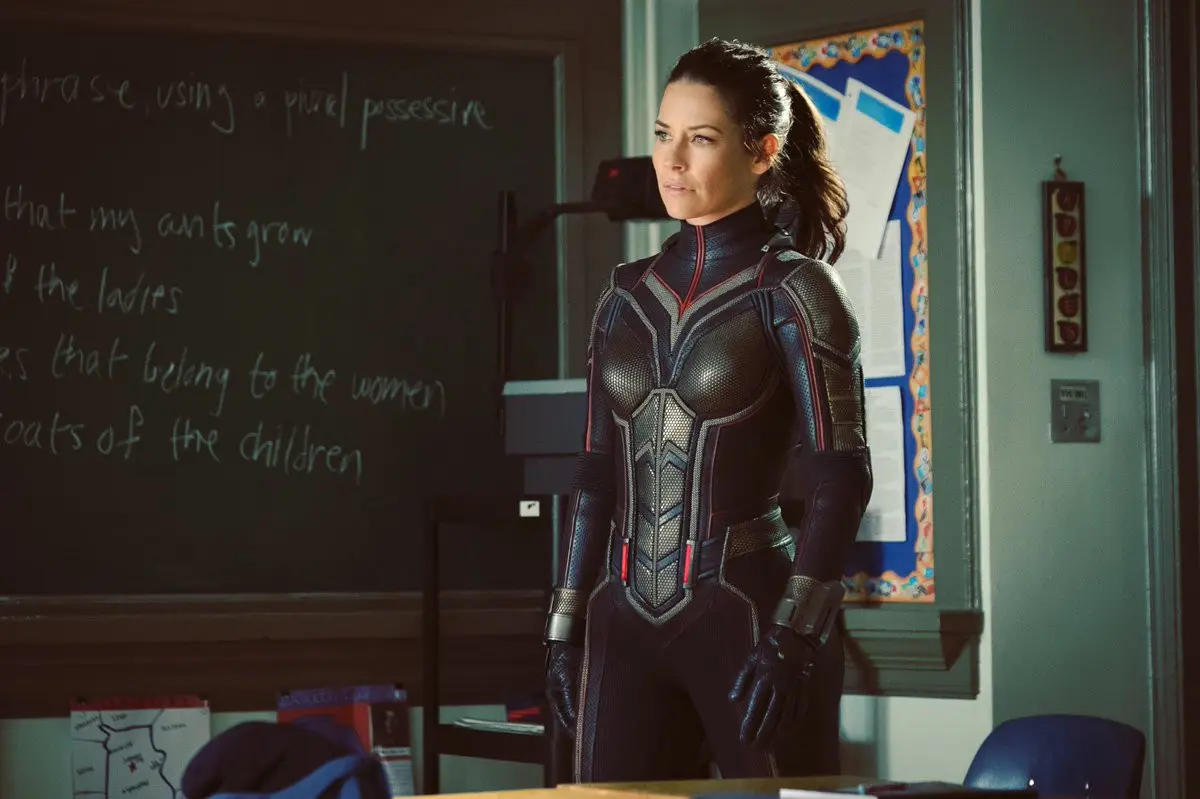 Evangeline Lilly dalam film Ant-Man and The Wasp. (Twitter)