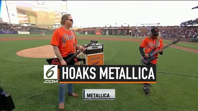 VIDEO: [CEK FAKTA] Metallica Bawakan Lagu Indonesia Raya di Stadion Baseball New York?