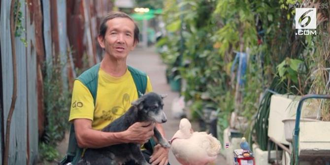 VIDEO: Pria Hibur Orang dengan Hewan Peliharaan Selama 23 Tahun