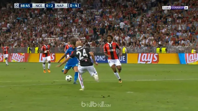 VIDEO: Highlights Liga Champions, Nice Vs Napoli 0-2