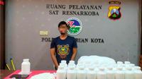 AND saat ditangkap polisi di Pasuruan. (Dian Kurniawan/Liputan6.com).