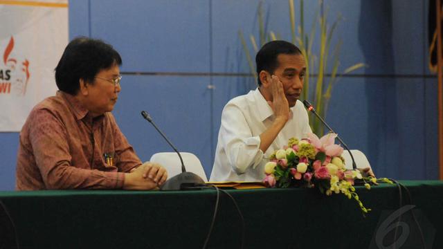 Jokowi Tampil Simpel Saat Jadi 'Dosen' di LIPI