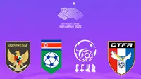 Asian Games - Timnas Indonesia U-22, Korea Utara U-22, Kirgistan U-22, dan Chinese Taipei U-22 (Bola.com/Adreanus Titus)