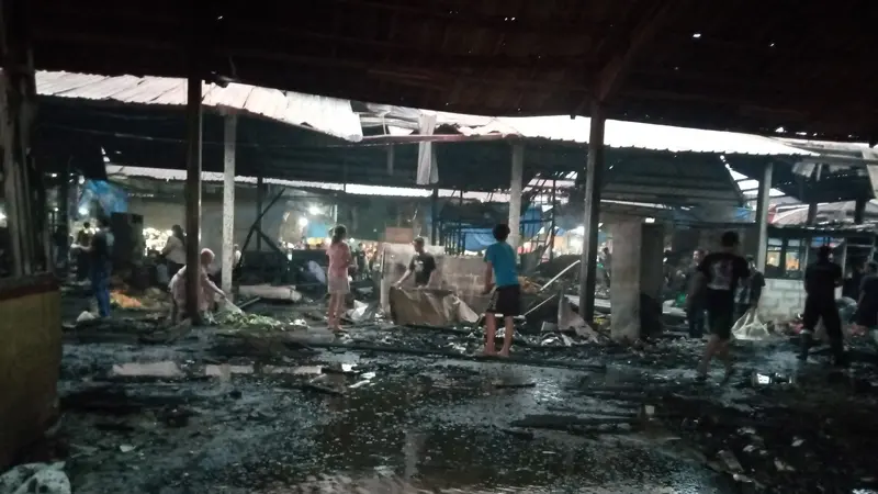 60 Kios di Pasar Induk Kemang Bogor Ludes Kebakaran, Diduga Akibat Gas Elpiji Bocor