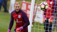 Penjaga gawang Manchester City yang saat ini dipinjamkan ke West Ham United, Joe Hart. (AFP/Paul Ellis)