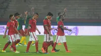 Timnas Indonesia dikalahkan Timnas Kamerun (Liputan6.com / Herman Zakharia)