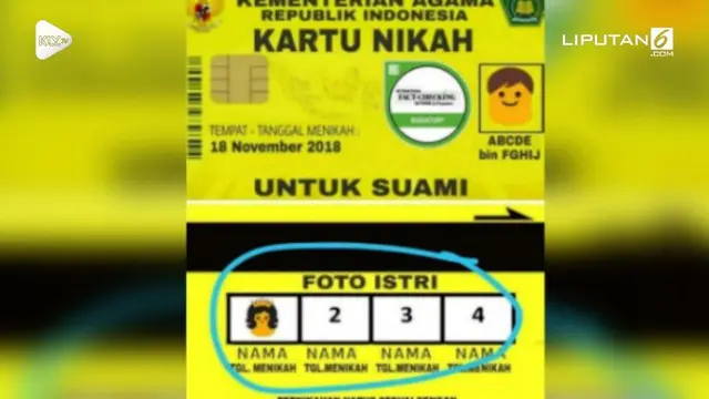 VIDEO: [CEK FAKTA] Kementerian Agama Buat Kartu Nikah dengan 4 Kolom Istri?