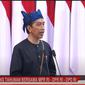 Presiden Joko Widodo atau Jokowi dalam Pidato Kenegaraan Presiden pada Sidang Tahunan MPR 2021, Senin (16/8/2021).