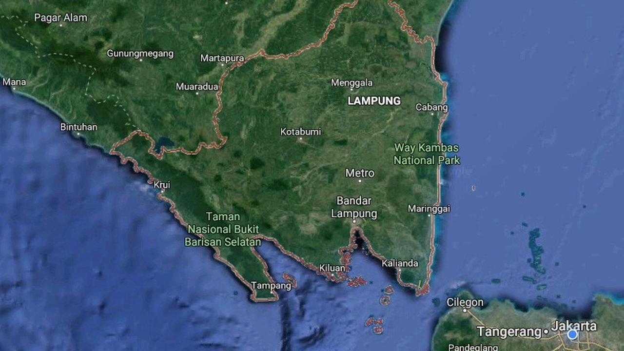 Peta Lampung