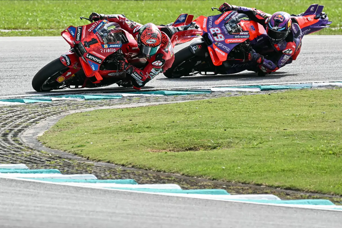 Pecco Bagnaia dan Jorge Martin