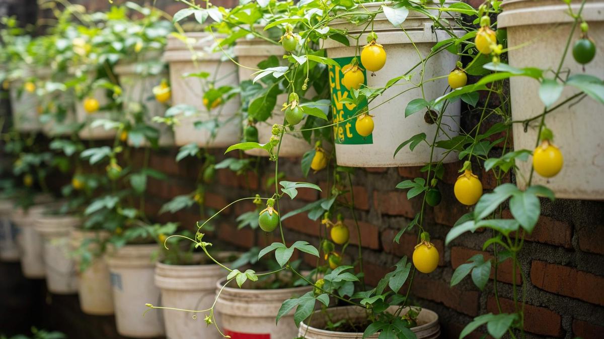 7 Tanaman Rambat yang Cocok Dibuat Kebun Gantung dari Ember Bekas, Hemat Lahan &amp; Berbuah Lebat