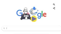Google Doodle Tampilkan Ignaz Semmelweis. Dok: Google