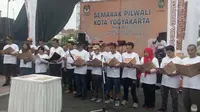 KPU Kota Yogyakarta sosialisasi tahapan pilkada serentak 2017 (Fathi Mahmud/Liputan6.com)