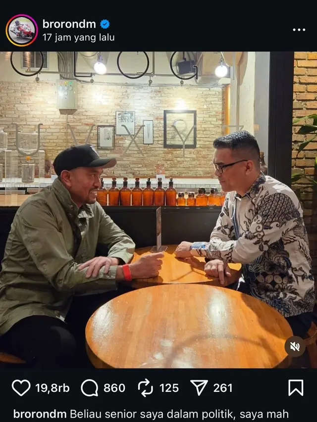 ahmad sahroni dan bro ron