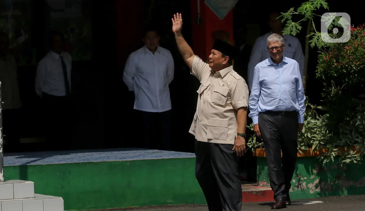 Dalam kunjungan tersebut, Bill Gates juga menyatakan komitmennya untuk memberikan bantuan dalam mendukung keberlanjutan program MBG di berbagai daerah. (Liputan6.com/Herman Zakharia)