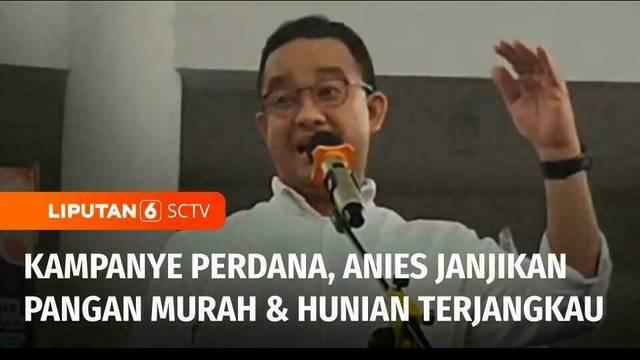Di hari pertama kampanye, Capres Anies Baswedan menyampaikan visi dan misinya di Kabupaten Bogor, Jawa Barat. Sementara Cawapres Muhaimin Iskandar meminta restu ibunda serta berziarah ke makam ayahnya.