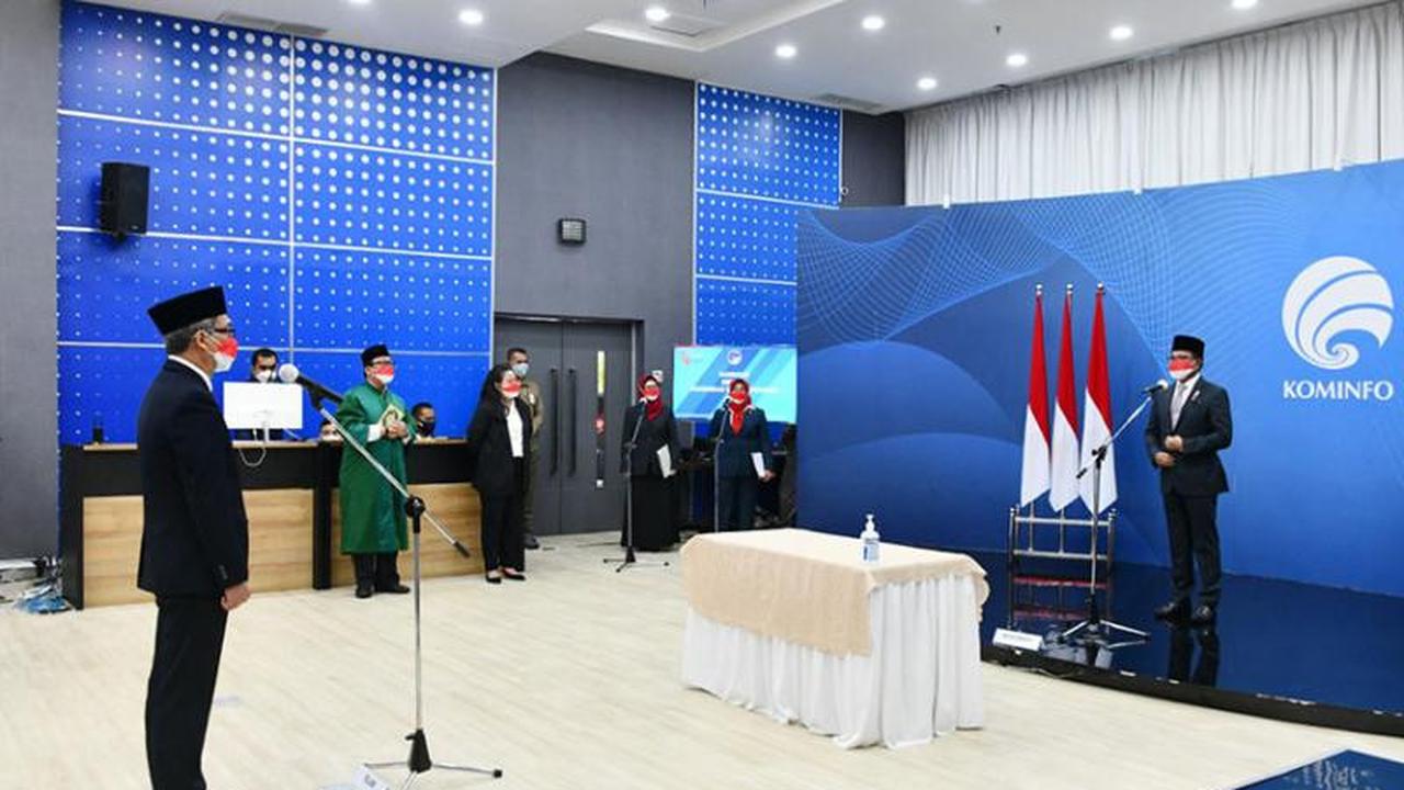 Pelantikan Dirjen IKP Kemkominfo Usman Kansong