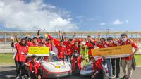 Mengirimkan dua perwakilan dalam Shell Eco-marathon, Tim SEMAR UGM berhasil menang di dua kategori yang dipertandingkan yakni UrbanConcept and Prototype. (Istimewa)