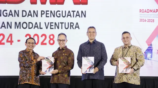 Peluncuran Roadmap Pengembangan dan Penguatan Perusahaan Modal Ventura (PMV) periode 2024-2028. Dok OJK