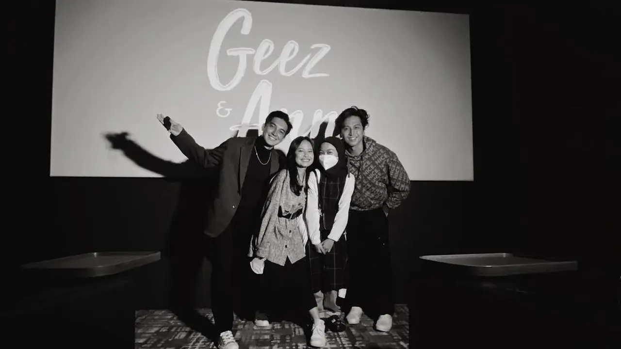 Batal Tayang di Bioskop, Ini 6 Momen Junior Roberts dan Hanggini saat Screening ‘Geez dan Ann’