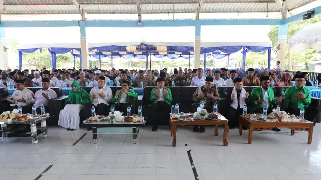 Plt Ketua Umum Partai Persatuan Pembangunan (PPP) Muhamad Mardiono bersilaturahmi ke Dayah Modern Tgk Chiek Oemar Diyan, Kabupaten Aceh Besar. (Istimewa)