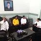 Ketum Partai Golkar Setya Novanto menyambangi Kantor PWNU Jatim di Surabaya, Sabtu (25/6/2016). (Foto: Istimewa)