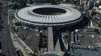 Tampak dari kejauhan Maracana Stadium sebagai veneu Olimpiade 2016 Rio de janeiro mendatang, Selasa (21/04/2015). Sumber : AFP