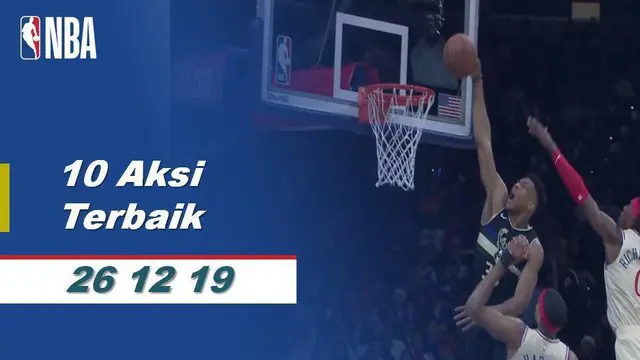 VIDO: 10 Aksi Pemain Terbaik NBA Spesial Natal 26 Desember 2019