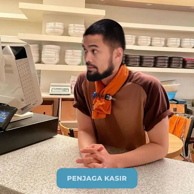 8 Editan Foto Teuku Wisnu jadi Kim Seon Ho di Hometown Cha-Cha-Cha, Kocak Banget