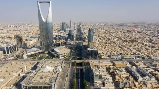 Jalanan di Kota Riyadh
