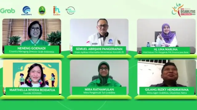 Konferensi Pers Virtual 'Grab Mendobrak Batas: Peluang Ekonomi Digital Bagi Penyandang Disabilitas'