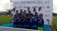 SSB Langsagaga Wakili Sulawesi ke Final Nasional Danone Nations Cup 2017. (Bola.com/Abdi Satria)