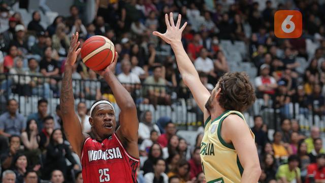 Timnas Basket Indonesia Vs Timnas Basket Australia di Kualifikasi Piala Asia FIBA 2025.