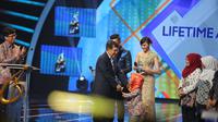 Wapres Jusuf Kalla di ajang Liputan 6 Awards 2015, Jakarta, Rabu (20/5/2015) (Liputan6.com/Faizal Fanani)