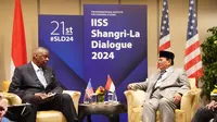 Menteri Pertahanan atau Menhan Prabowo Subianto menyampaikan apresiasinya terhadap dukungan Amerika Serikat (AS), dalam hal kerja sama memodernisasi peralatan pertahanan (alutsista) Indonesia. (Istimewa)