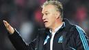 Gaya pelatih Marseille Didier Deschamps di laga lanjutan Ligue 1 melawan Lille di Lille metropole Stadium, Villeneuve d'Ascq, 8 Mei 2010. AFP PHOTO / PHILIPPE HUGUEN 