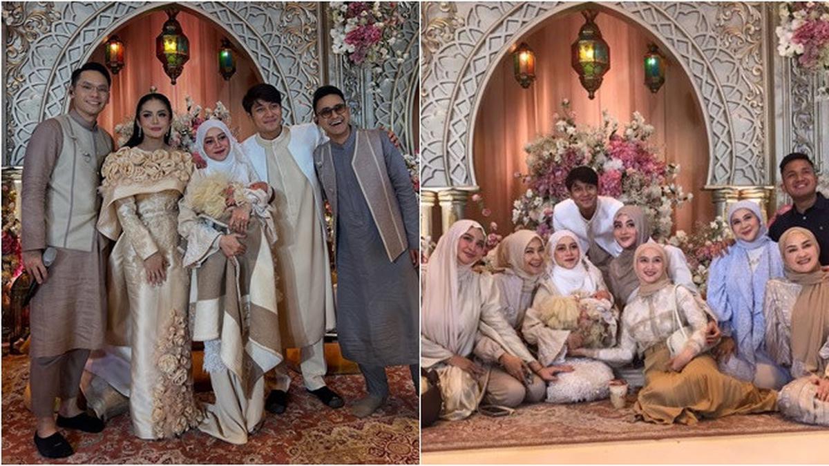 8 Potret Artis di Akikah Anak Kedua Lesti Kejora, Krisdayanti hingga Nikita Mirzani