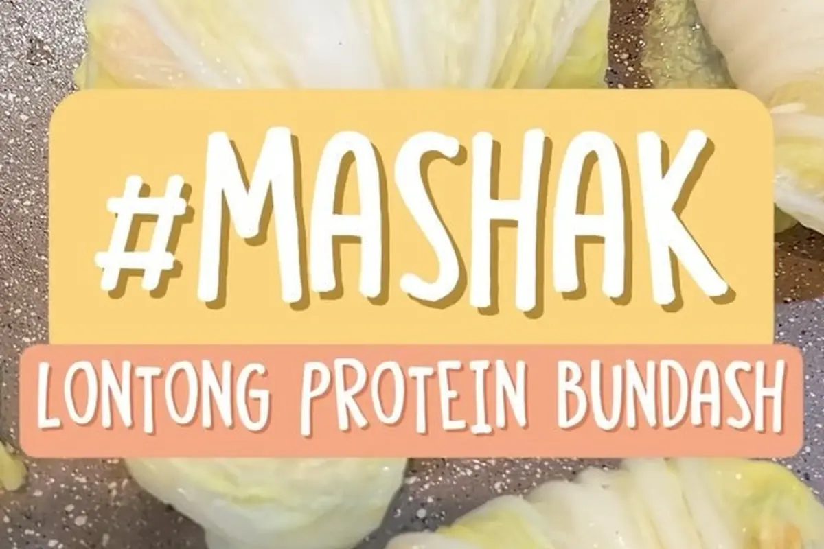 Resep lontong protein untuk buka puasa ala Ashanty. (dok. Instagram @ashanty_ash/https://www.instagram.com/reel/DG2foktPmWE/)