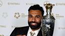 Capaian tersebut tidak lepas dari kontribusi Mohamed Salah yang memainkan peran penting di balik keberhasilan Liverpool keluar sebagai juara Liga Inggris 2024/2025. (Darren Staples/AFP)