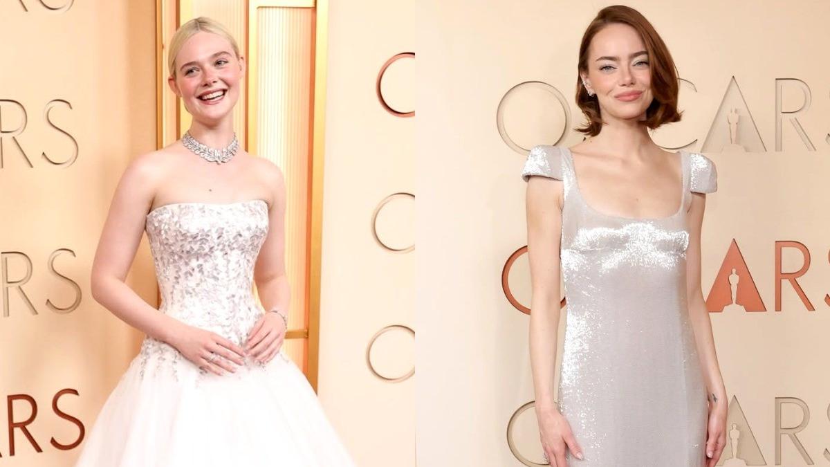 6 Tampilan ala Pengantin Seleb di Oscars 2026, dari Elle Fanning hingga Emma Stone