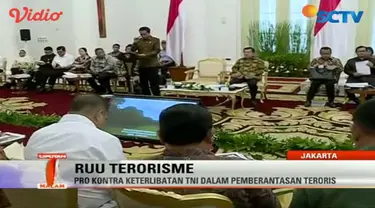 Presiden Joko Widodo meminta agar RUU terorisme segera diselesaikan untuk memberikan rasa aman bagi masyarakat.