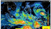 pertumbuhan bibit siklon tropis dengan kode “98S” yang berada di Samudra Hindia sebelah barat daya Bengkulu menyebabkan hujan angin di sejumlah wilayah.