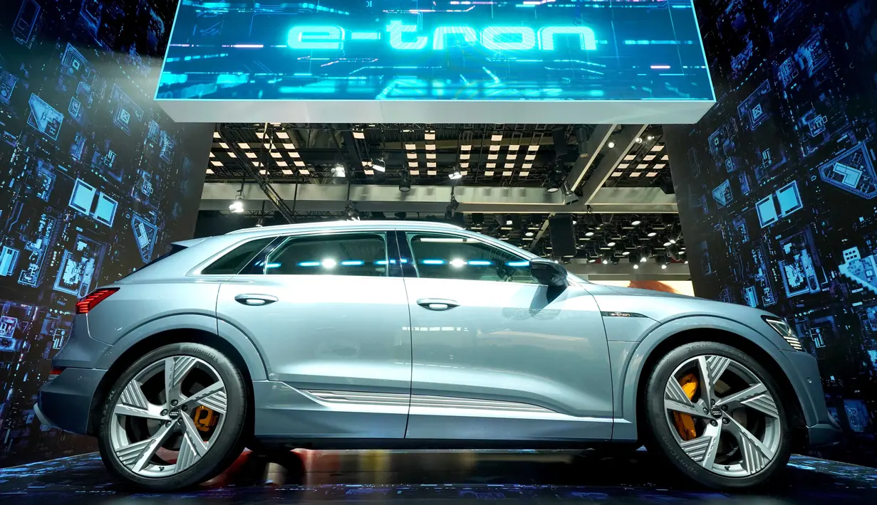 Mobil konsep Audi dipamerkan dalam Pameran Otomotif Internasional Beijing 2020 di Beijing, China, 26 September 2020. Ajang ini mulai digelar pada Sabtu (26/9). (Xinhua/Chen Jianli)
