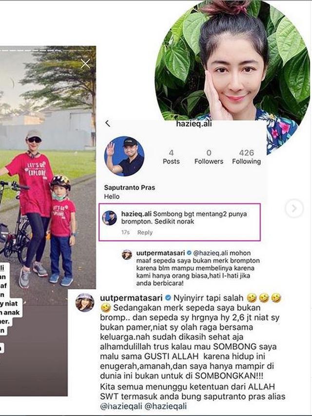 Uut Permatasari (Foto: Instagram/@makrumpita)