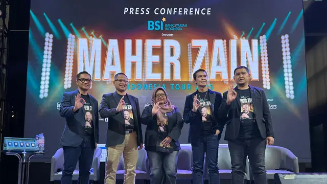 Konferensi pers konser “BSI Maher Zain Live in Concert: Indonesia Tour 2025” di Senayan Jakarta, 9 September 2025. (Foto: Dok. Istimewa)