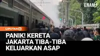 Asap Muncul dari Mesin, KRL Jakarta-Bogor Dievakuasi Mendadak