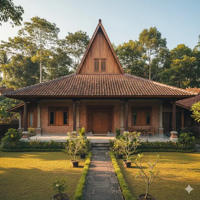 Model Rumah Sederhana tapi Indah di Kampung. Gemini