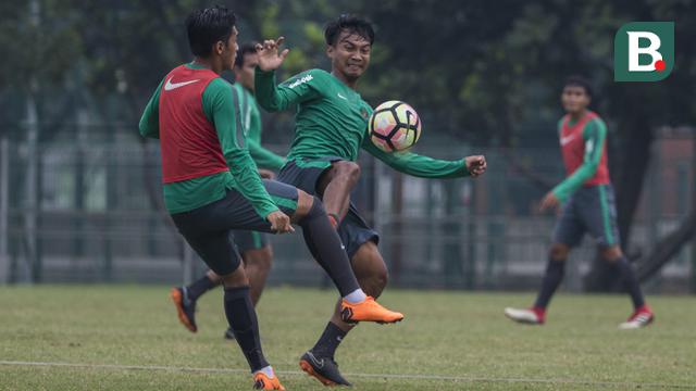 Latihan Timnas Indonesia U-23