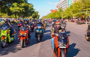 Ratusan bikers ikut meramaikan gelaran Moride Makassar 2026.